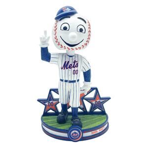 MLB New York Mets 8" Bobblehead Bobble Head Mr Met Doll New w Box